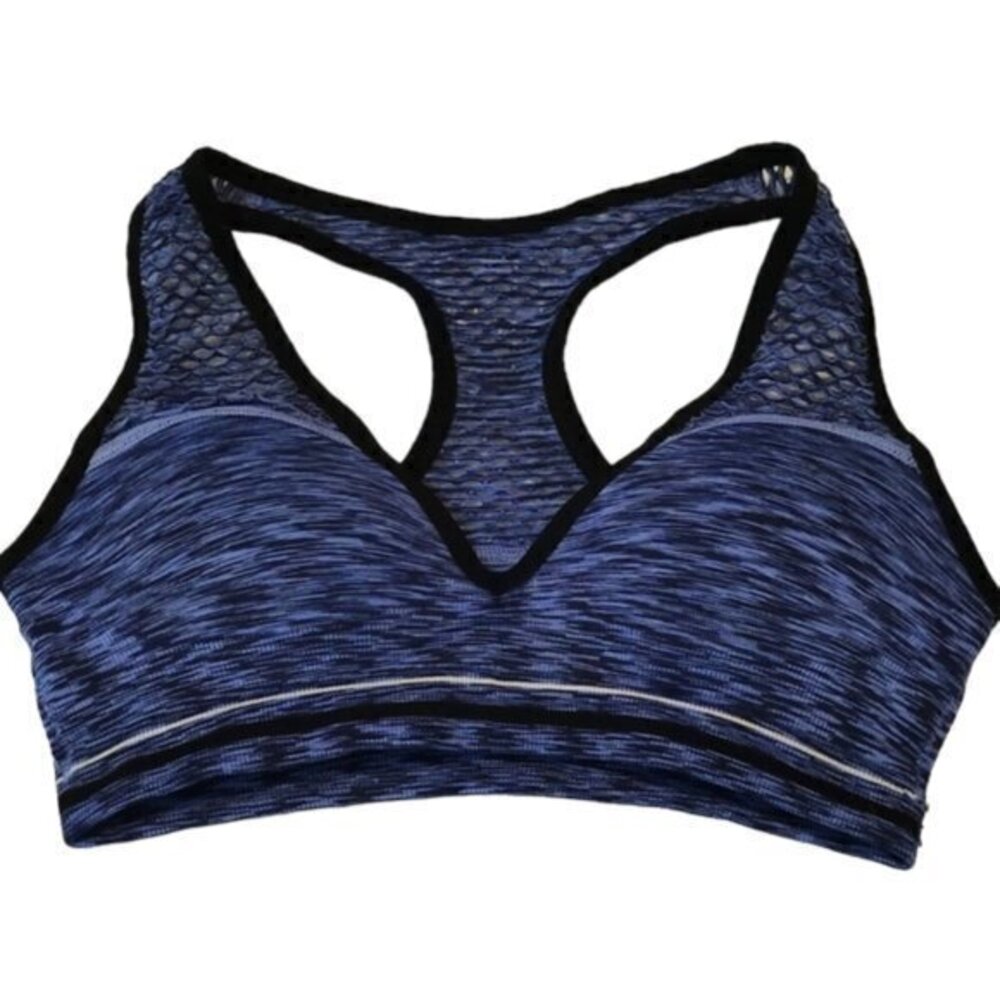 Pink by Victoria's Secret Blue/Navy Sports Bra Gym Activewear Size XS EUC #7751